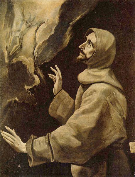 El Greco Stigmatisation des Hl. Franziskus Spain oil painting art